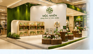 Gian hàng tiêu biểu Mộc Nhiên